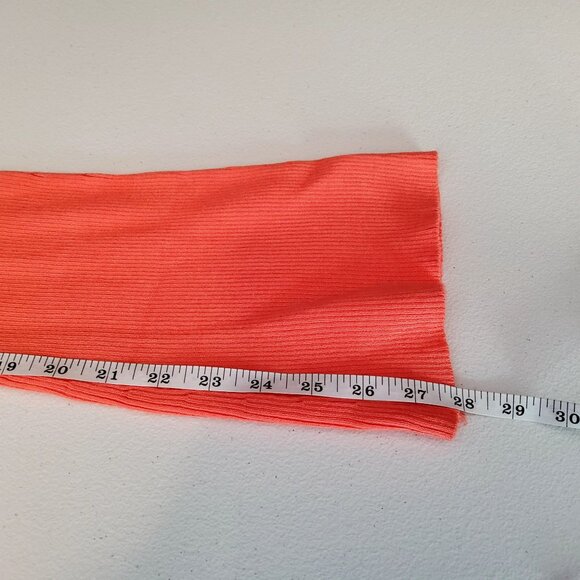 Art Class Womens Ribbed Flare Pants M Polyester Rayon Red• Lay flat to dry - Picture 8 of 10